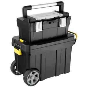 2-in-1 Rolling Tool Box Set Mobile Tool Chest Storage Organizer Portable. |2321 - Picture 1 of 3