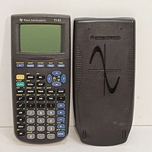 Texas Instruments TI-83 Calculator Calculatrice Scientifique TESTED +Case - Afbeelding 1 van 14