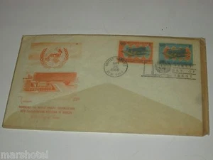 NACIONES UNIDAS SANIDAD MUNDIAL USPS PRIMER DÍA SOBRE 1966 PRIMER NÚMERO - Imagen 1 de 1