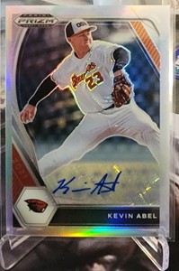 2021 Panini Prizm Draft Picks Baseball Kevin Abel #PDP195 Auto