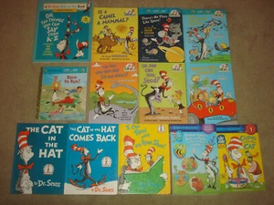 Dr Seuss Book LOT Cat in the Hat's Learning Library Knows a Lot About Comes Back - Picture 1 of 12