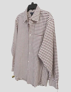 Lands' End Supima Striped Oxford Button Down Shirt Men 17.5 X 35 NWOT - Picture 1 of 5