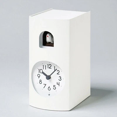 Lemnos Reloj de Cuco Colgante Analógico Bockoo Blanco Acero Bockoo GF17-04 WH Foto 1 de 4