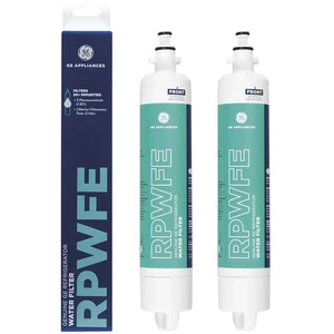 Genuine GE RPWFE Refrigerator Water Filter Replacement Filter 2 Pack New - Picture 1 of 9