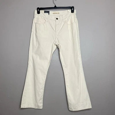Levi's Pants Women's Sz 29x27 Middy Ankle Bootcut Corduroy Ivory - Image 1 of 4
