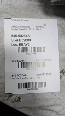 Used ABS Pump and Motor Assembly fits: 2007 Toyota Rav4 Actuator and Pump Assemb - Изображение 1 из 4