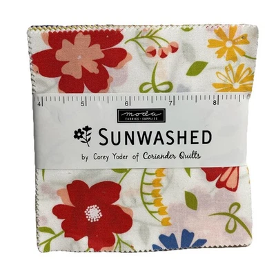 MODA Sunwashed Charm Pack 5" Squares NEW - Image 1 of 2