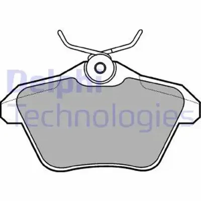Pastillas de freno semimetálico LP1018 DELPHI para ALFA ROMEO LANCIA - Imagen 1 de 4