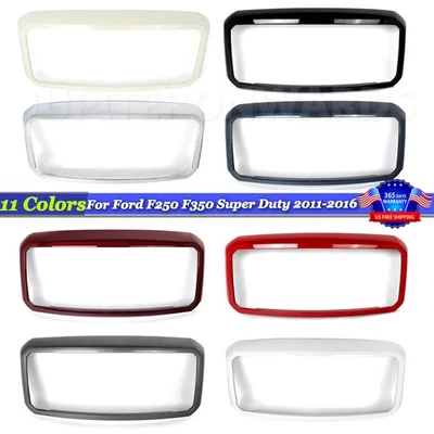 For Ford Super Duty F250 F350 2011-2016 Front Grille Shell Frame Surround Bezel - Image 1 of 4