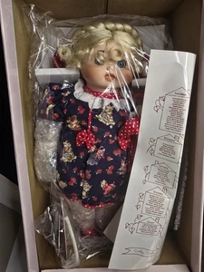 1995 Dolly Dingle Puppe 13 Zoll Happy Dingle Goebel Porzellan - Bild 1 von 7