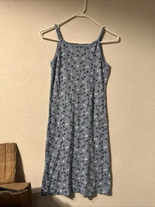 Vestido vintage Jennifer Moore niños flores azules - Imagen 1 de 7