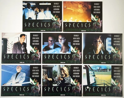 SPECIES  Complete SETof8 Movie Lobby Cards 1995 NATASHA HENSTRIDGE SCI-FI HORROR - Image 1 of 4
