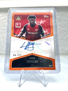 Topps Match Attax Bundesliga 24/25 Autogramm /25 Tapsoba Bayer Leverkusen - Picture 1 of 2