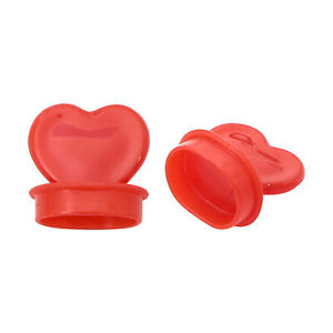 500xPlug Stopper standard Size for Sipping Holes of Disposable Lids Heart-Shaped