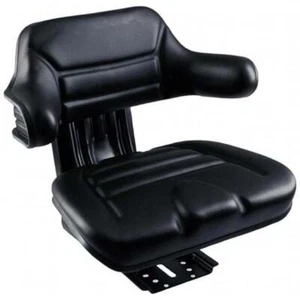 S830685 Wrap-Around Seat, Black Vinyl w/ Mechanical Suspension Fits Kubota - Picture 1 of 7