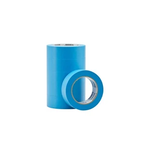 Painters Warehouse Blue Washi Masking Tape 36mm X 50M Pack of 6 Rolls - Picture 1 of 10