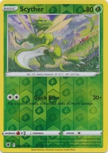 Juego de cartas coleccionables Pokémon Reverse Holo Scyther 005/189 Common Astral Radiance - Imagen 1 de 1