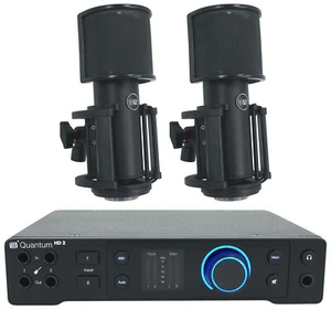 Presonus Quantum HD2 20 x 24 USB-C Audio Recording Interface+(2) Warm Audio Mics - Picture 1 of 12