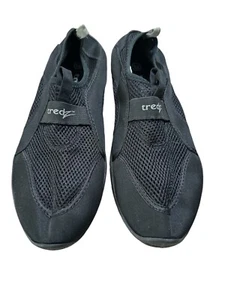 Zapatos de agua Tredz Beachwear para hombre talla 12 - malla negra sin cordones al aire libre - Imagen 1 de 4