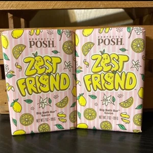 2 Perfectly Posh Zest Friend Soap Chunk Bath Bars New/Sealed - Picture 1 of 3