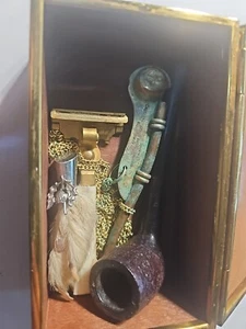 WW2 HMS Royal Sovereign brass whistle 1940 Capt. Benson Jacomb in box - Picture 1 of 4