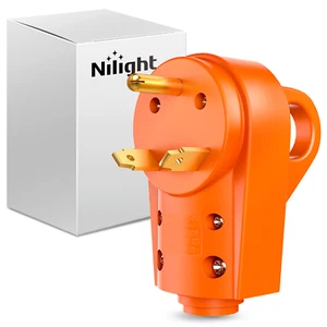 Nilight 30 Amp RV Replacement Plug 125 Volt Heavy Duty Male Plug - Bild 1 von 10
