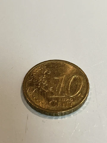 Rare GERMANY. 2002, 10 Euro Cents, D - Brandenburg Gate,coin Cover