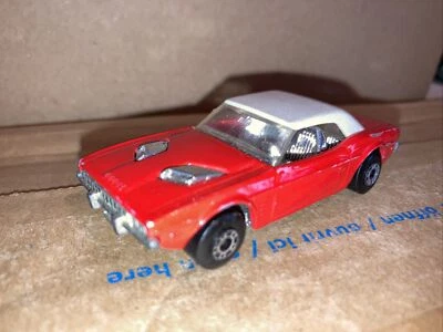 MATCHBOX SUPERFAST 1 DODGE CHALLENGER RED INTERIOR VINTAGE Car Modellino Toy - Immagine 1 di 4