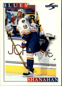 1995-96 Score Blues Hockey Card #20 Brendan Shanahan