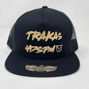 Trucker Trakas HDSPM Snapback Hat Black, Mexico La Chapizza JGL Gorra Los Guzman - Picture 1 of 3