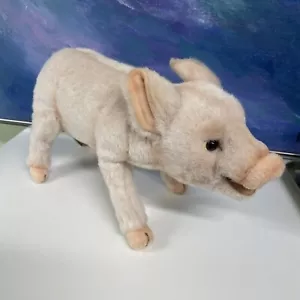 NWT NEW Hansa Portraits of Nature Pig Piglet Standing 6290 Stuffed Animal Plush - Picture 1 of 10