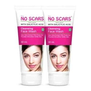 No Scar Aloevera Face Wash (60ml, Pack of 2) | Clear Skin, Acne Prone Skin - Picture 1 of 6