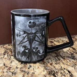Taza Pesadilla antes de Navidad Disney Store Jack Skellington Sally - Imagen 1 de 5