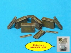 Special Ops 1/16 US M19A1 7.62mm Open Ammo Box Set w / Belts (4 piezas con calcomanía) 16007 - Imagen 1 de 1