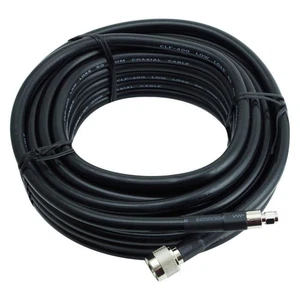 10 Metre SMA Male to N-Type Male HDF400 Cable Low Loss Gold/Nickel Plated - Picture 1 of 2