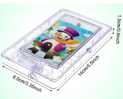 3-Piece Maze Puzzle Present Box - Plastic Card Holder, Intellectual Pinball... - Image 1 of 4