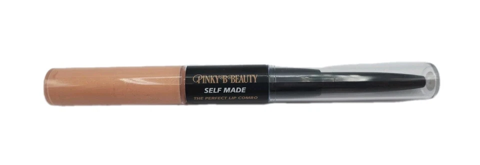 Pinky B Beauty The Lip Combo Duo Self Made Nude Pink 0.147 oz
