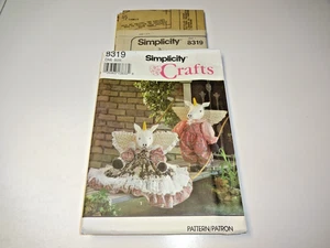 Vintage 1990's Simplicity 8319 Boy & Girl Unicorn & Clothes Pattern 20" Uncut - Picture 1 of 1