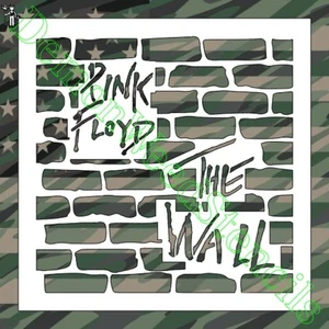 10"x10" Clear Plastic Stencil - Music Band - Pink Floyd (MB96) (.007")***** - Picture 1 of 2