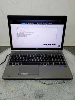 HP ELITEBOOK 8570P C6Z56UT-ABA 15.6" Laptop I5-3320M 8GB 500GB SEE NOTES - Image 1 of 4