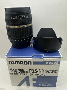 Tamron AF 18-200mm F/3.5-6.3 XR Di II LD Asph IF Macro For Nikon AF.D In Box - Picture 1 of 18