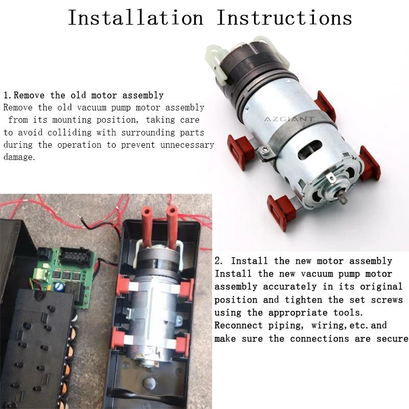 Central Door Vacuum Pump Motor For Mercedes Benz CL500 CL55 CL600 S430 S500 S600 - Image 1 of 4