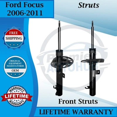 Puntales delanteros Monroe genuinos OEM para Ford Focus 2006-2011 garantía de por vida Foto 1 de 4