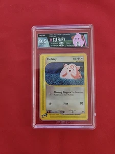GEM MINT Pokemon: Clefairy #101/165 Non-holo 2002 Expedition - HGA 9.5 - C14 - Picture 1 of 24