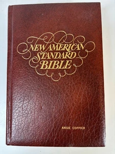 New American Standard Bible Reference Edition Concordance 1973 Burgundy Cover - Bild 1 von 18