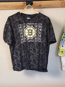 Neu mit Etikett Fanatics NHL Boston Bruins schwarzes Grafik-T-Shirt XL - Bild 1 von 4