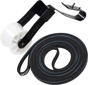 341241 & 691366 Dryer Drum Belt Pulley Kit Whirlpool Kenmore AP2946843 W10131364 - Picture 1 of 5