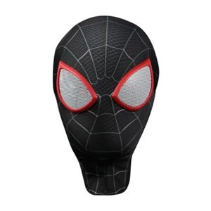 Spiderman Into the Spider Verse Miles Hood Mask Cosplay Superhero Party Props - Picture 1 of 12