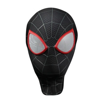 Spiderman Into the Spider Verse Miles Hood Mask Cosplay Superhero Party Props - Image 1 of 4