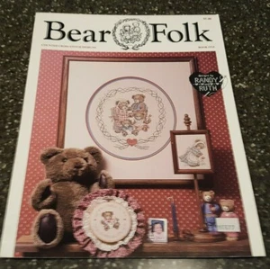 Bear Folk Randy and Ruth Rabbit Counted Cross Stitch Book 1 - Picture 1 of 2